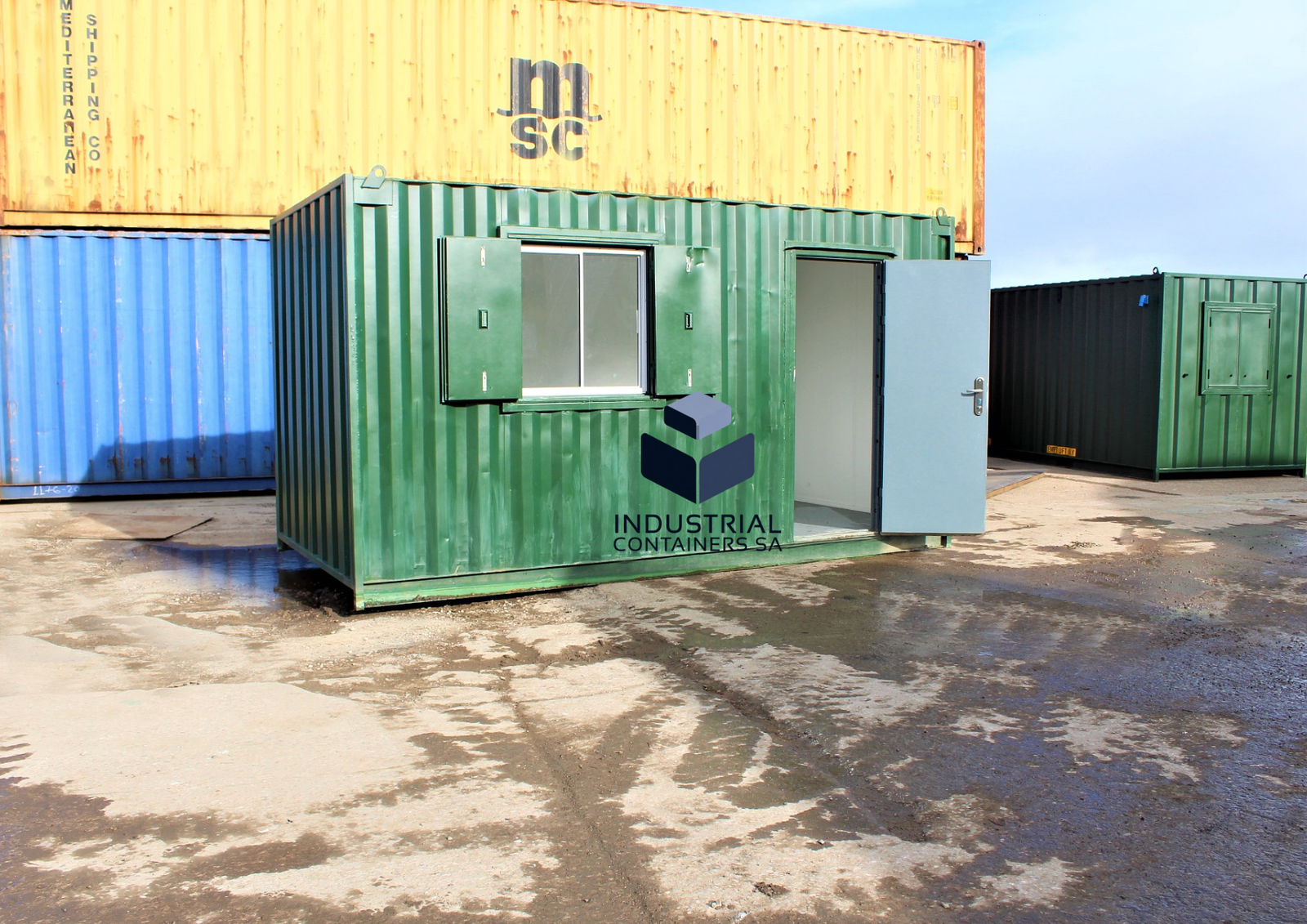 15ft Used Modified Box Office Container for Sale
